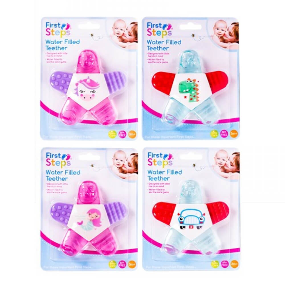 First Steps Waterfilled + Soft Texture Teether